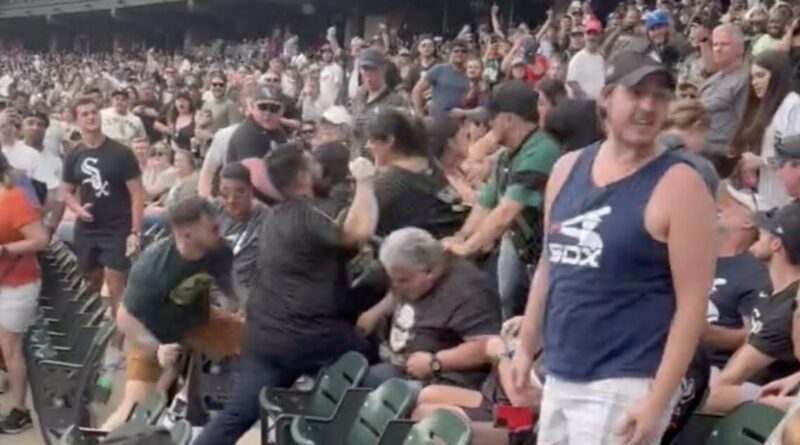 Even Baseball Gets Violent in Chicago-Brawl in Stands at White Sox Game