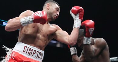 BEN SHALOM...S BOXXER FIGHT NIGHT.25/03/23 AO ARENA.PIC LAWRENCE LUSTIG/BOXXER.(PICS FREE FOR EDITORIAL USE ONLY).SUPER-MIDDLEWEIGHT CONTEST.CALLUM SIMPSON V CELSO NEVES