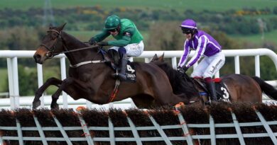 Paul Townend and Impaire Et Passe jumped the last ahead of High Definition and JJ Slevin