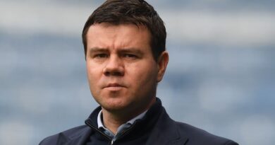 GLASGOW, SCOTLAND - AUGUST 30: Rangers Sporting Director Ross Wilson during a Premier Sports Cup match between Rangers and Queen of the South at Ibrox, on August 30, 2022, in Glasgow, Scotland. (Photo by Craig Foy / SNS Group)