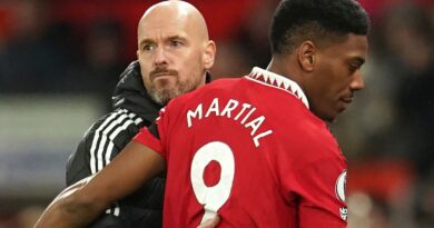 Anthony Martial: Erik ten Hag defends striker and insists Manchester United play their best football with him in the team