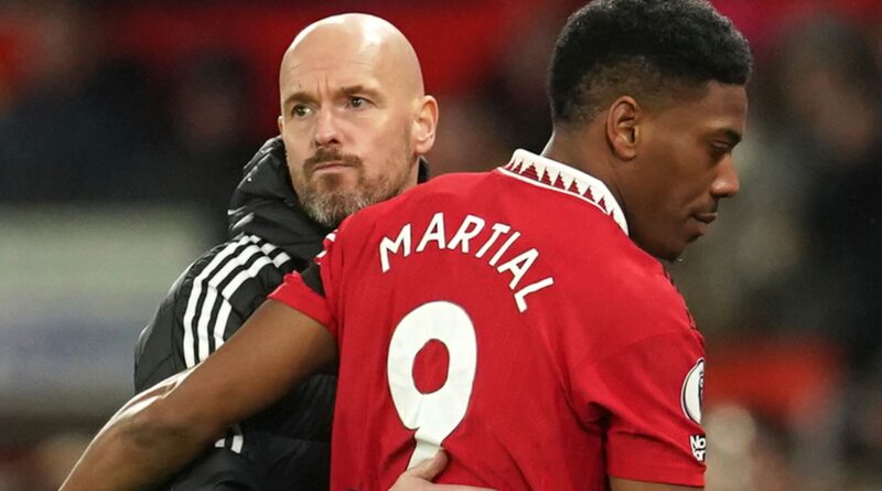 Anthony Martial: Erik ten Hag defends striker and insists Manchester United play their best football with him in the team