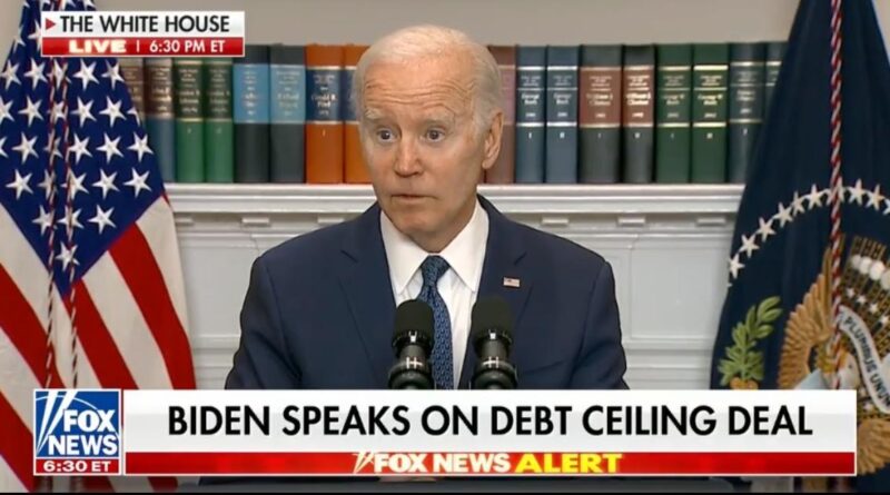 Biden Snaps at Reporter Asking Why He Compromised on the Debt Ceiling: "I Didn't. I Made a Compromise on the Budget" (VIDEO) | The Gateway Pundit | by Cristina Laila