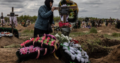 ‘Death Is Everywhere’ in a Once-Jubilant Ukrainian City