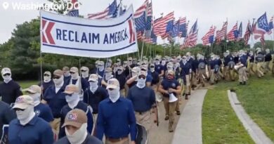 Feds on Parade: Hundreds of 'Patriot Front' Members March in Khakis and Masks Towards U.S. Capitol (VIDEO) | The Gateway Pundit | by Jim Hoft