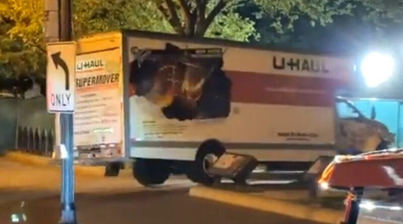 Here We Go: Police Find Nazi Flag in U-Haul Truck that Crashed into Barrier Near the White House (Video) | The Gateway Pundit | by Kristinn Taylor