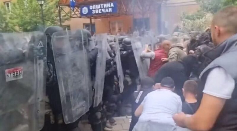 Blood in the Balkans: Albanian Kosovo Police Invades Serbian-Controlled Municipalities to Depose Elected Mayors - Serbian Citizens React Violently - NATO Peacekeepers Clash With Protesters | The Gateway Pundit | by Paul Serran