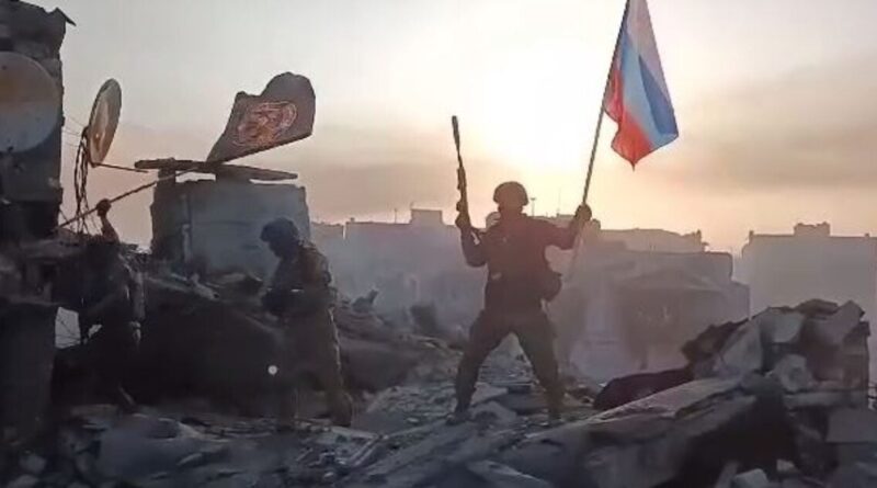 VIDEO: "Wagner" Group Soldiers Raise the Russian Flag after Historic Victory in Bakhmut, Ukraine | The Gateway Pundit | by Jim Hoft