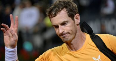 Britain's Andy Murray leaves