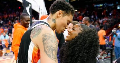 Brittney Griner makes 'emotional' home return for Phoenix Mercury following release from Russian prison