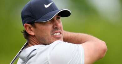 PGA Championship: Brooks Koepka leads Viktor Hovland after stunning third-round 66 at Oak Hill