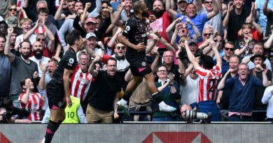 Tottenham 1-3 Brentford: Bryan Mbeumo scores twice in stunning victory as away side pile on the misery for Spurs