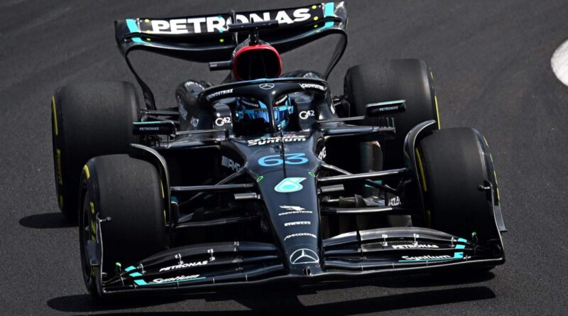 Miami GP, Practice One: George Russell leads Lewis Hamilton as Mercedes claim surprise one-two