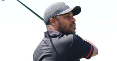 Harold Varner III uses two eagles to take lead at LIV DC with PGA champion Brooks Koepka level par