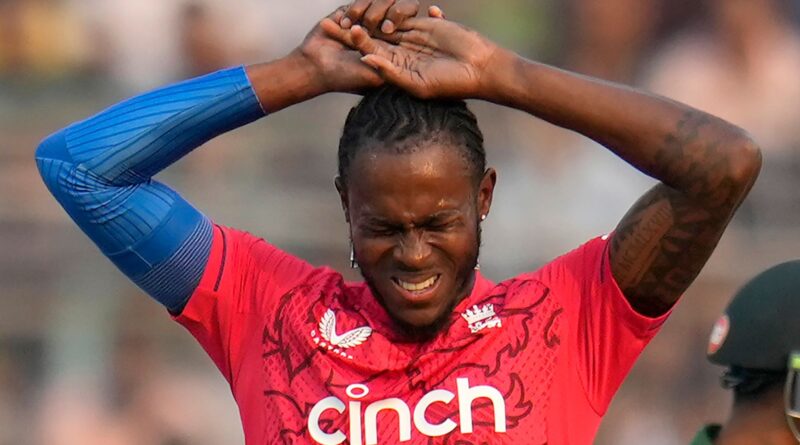 England's Jofra Archer to miss Ashes and rest of summer after recurrence of elbow stress fracture