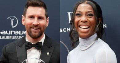 Lionel Messi and Shelly-Ann Fraser-Pryce win top accolade at Laureus sports awards