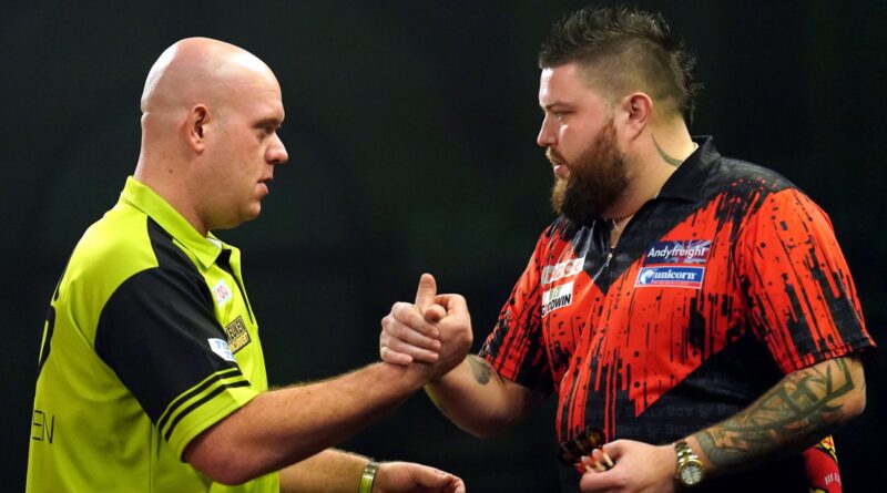 Premier League Darts: Michael van Gerwen's clash with Michael Smith could be a classic in Sheffield