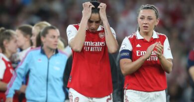 Jonas Eidevall: Arsenal manager expresses pride on historic night for women's game, despite Champions League exit