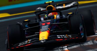 Miami GP Qualifying: Sergio Perez takes pole as Charles Leclerc crash leaves Max Verstappen ninth