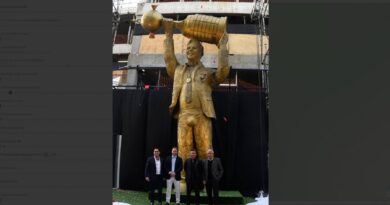 Great Balls of Fire: Uproar After 26-Foot Statue Honoring Soccer Great Has Giant Bulging Balls | The Gateway Pundit | by Jim Hoft