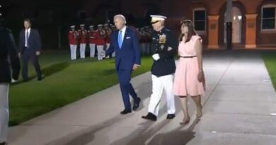 Biden Needs Directions at Marine Barracks Parade (VIDEO) | The Gateway Pundit | by Cristina Laila