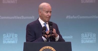 Joe Biden Mumbles Nonsense About "Put a Pistol on a Brace - You Can have a - Higher-Caliber Bullet" - Then He Ends Speech with "God Save the Queen" and Walks Off Stage (VIDEO) | The Gateway Pundit | by Jim Hoft | 2