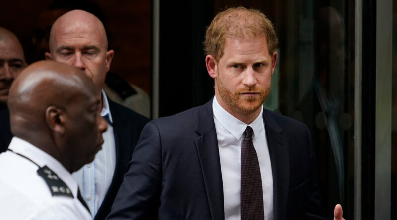 Takeaways From Prince Harry’s First Day of Testimony Against U.K. Tabloids