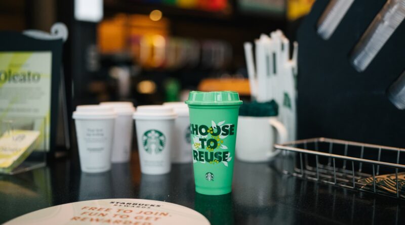 Starbucks' iconic coffee cup has a climate problem as mobile, drive-thru orders boom