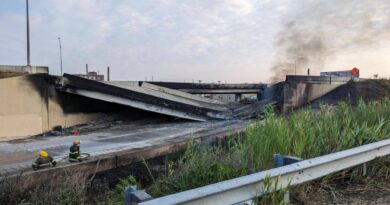 Fire under I-95 in Philadelphia causes section to collapse, closing interstate in both directions