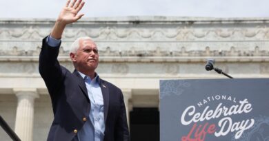 Former Vice President and presidential candidate Mike Pence calls for tighter federal abortion restrictions, but others keep their distance