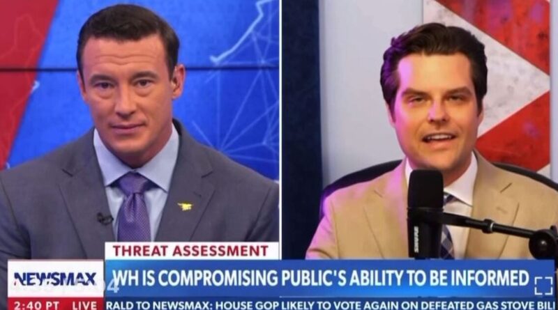 Matt Gaetz on Jack Smith Witch Hunt: "It's Obviously Weaponization of our Justice System - Joe Biden Has Had Classified Documents at His Place Since 1974" (VIDEO) | The Gateway Pundit | by Jim Hoft