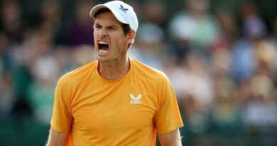 Great Britain's Andy Murray during his match against Portugal's Nuno Borges during day six of the Rothesay Open 2023 at the Nottingham Tennis Centre. Picture date: Saturday June 17, 2023.