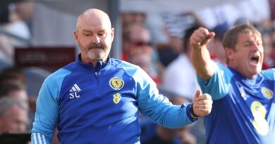 OSLO, NORWAY - JUNE 17: Scotland manager Steve Clarke celebrates at full time during a UEFA Euro 2024 Qualifier match between Norway and Scotland at the Ullevaall Stadion, on June 17, 2023, in Oslo, Norway.  (Photo by Craig Williamson / SNS Group)