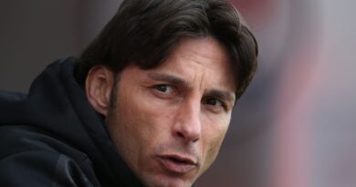 Crawley Town manager Gabriele Cioffi during the Sky Bet League Two match at The People's Pension Stadium, Crawley. PRESS ASSOCIATION Photo. Picture date: Saturday March 23, 2019.