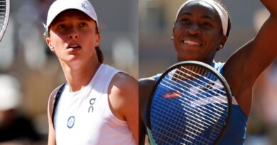 Iga Swiatek and Coco Gauff at the French Open