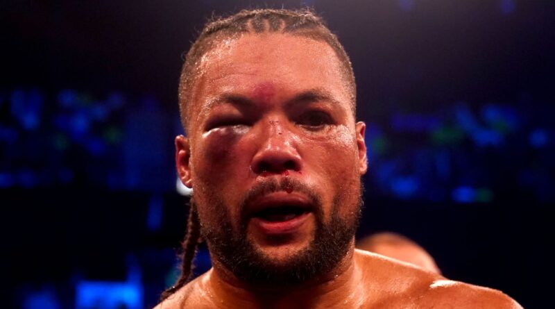 Joe Joyce's eye was damaged in the Zhilei Zhang fight, but not fractured