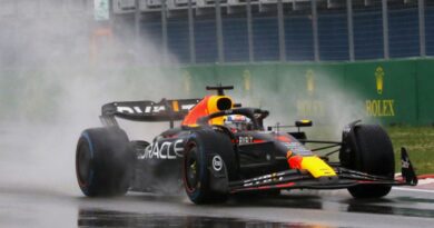 Canadian GP Qualifying: Max Verstappen on pole ahead of Nico Hulkenberg as Sergio Perez and Charles Leclerc exit early