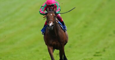 Prosperous Voyage and Frankie Dettori win the Princess Elizabeth Stakes at Epsom