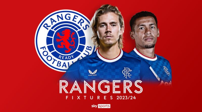 Rangers: Scottish Premiership 2023/24 fixtures and schedule