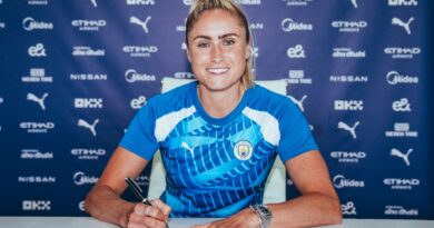 Steph Houghton has signed a new contract at Man City Women (picture courtesy of Man City Women FC)