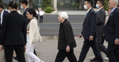 Video: Yellen Arrives in Beijing in a Bid to Ease Tensions