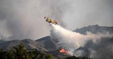 Wildfires in Greece burn for days, more tourists expected to fly out