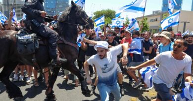 Video: Israeli Protesters Clash with Police Over Judicial Overhaul