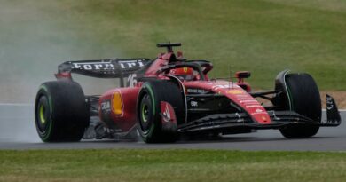 British GP, Practice Three: Charles Leclerc leads Alex Albon in rain-affected session at Silverstone