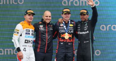 Martin Brundle reviews British GP as Max Verstappen stars, Lando Norris battles Lewis Hamilton, Brad Pitt filming