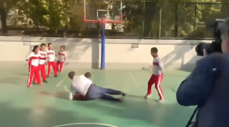 Newsom Plows Over Small Child Then Spanks Him During Basketball Game in China (VIDEO) | The Gateway Pundit | by Cristina Laila