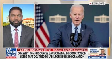 GOP Rep. Byron Donalds Says New Evidence Showing Payments Made on Behalf of Joe Biden to Surface (VIDEO) | The Gateway Pundit | by Cristina Laila