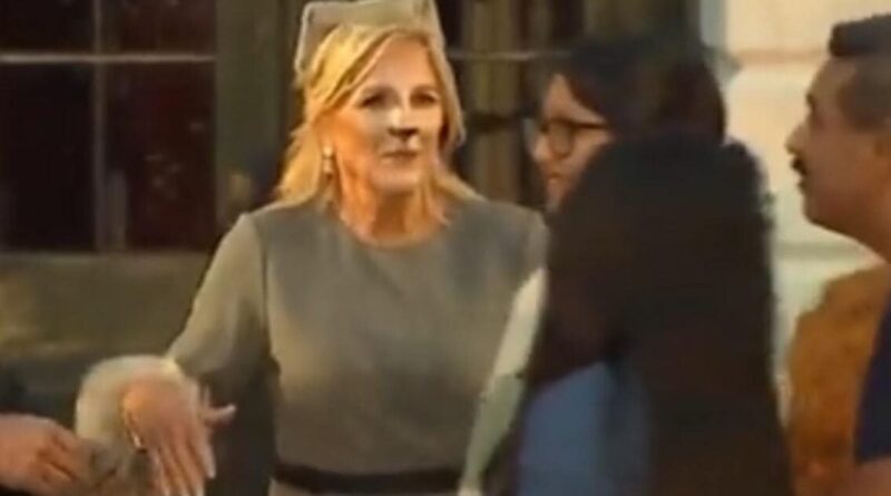 TACKY: Jill Biden Shows Up to White House Halloween Party Dressed as White House Cat "Willow"...with Face Paint and a Tail (VIDEO) | The Gateway Pundit | by Cristina Laila