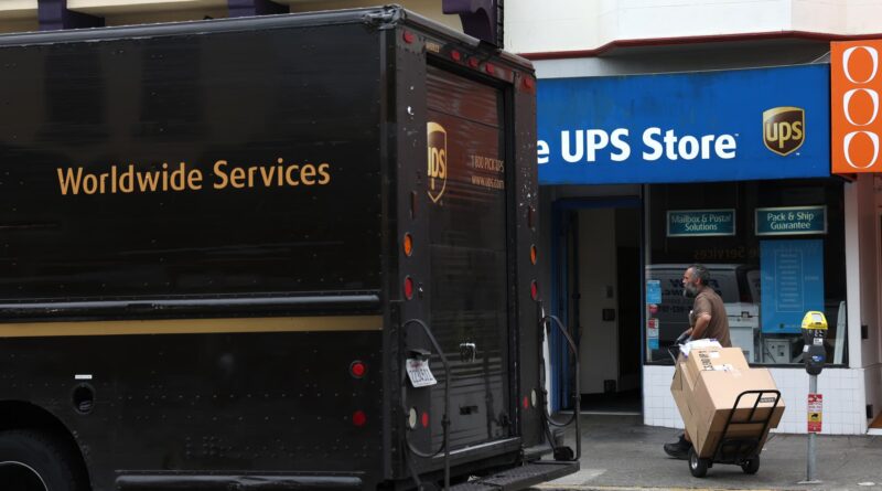 UPS stock falls after delivery giant cuts revenue outlook