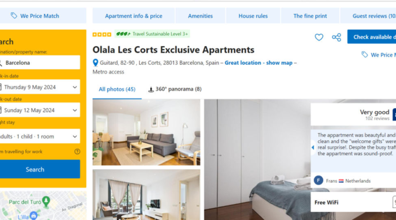 Booking adds sustainability badge for short-term rentals vetted by Sustonica